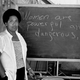 Audre Lorde lectures students at the Atlantic Center for the Arts in New Smyrna Beach, Fla. Lorde was a Master Artist in Residence at the Central Florida arts center in 1983.